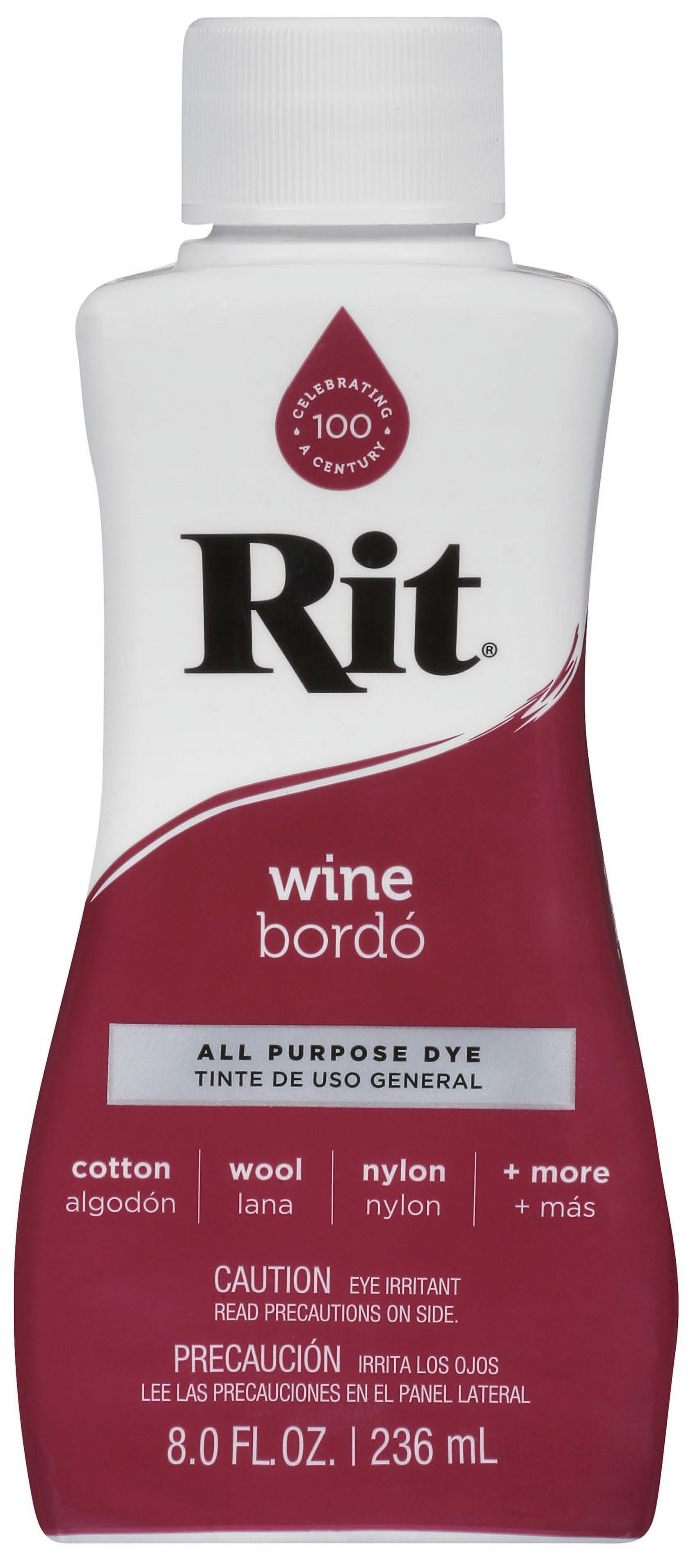 Rit, All Purpose Liquid Dye, Wine, 8 fl oz