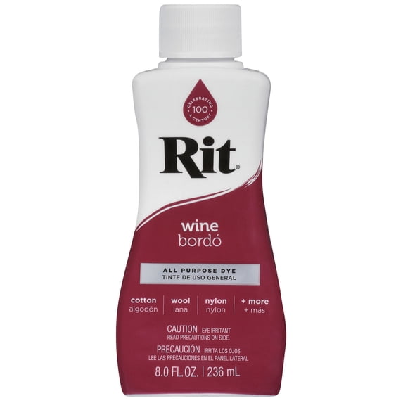Rit, All Purpose Liquid Dye, Wine, 8 fl oz