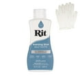 thumbnail image 1 of Rit All Purpose Liquid Dye for Cotton, Linen, Rayon, Silk, Wool, and Nylon Fabrics – Evening Blue 8 fl oz. with Gloves Included, 1 of 4