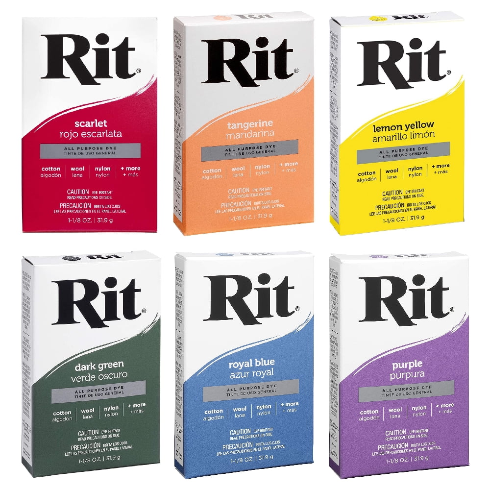 Rit All Purpose Powder Dye 1-1/8 oz Navy Blue, 2 Pack, Adult Unisex