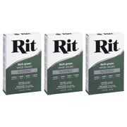 Rit All Purpose Powder Dye 1-1/8 oz Dark Green, 3 Pack