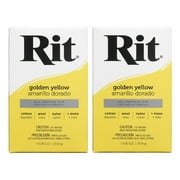 Rit All Purpose Powder Dye 1-1/8 oz Golden Yellow, 2 Pack