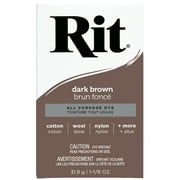 Rit All Purpose Powder Dye, Dark Brown, 1-1/8 oz