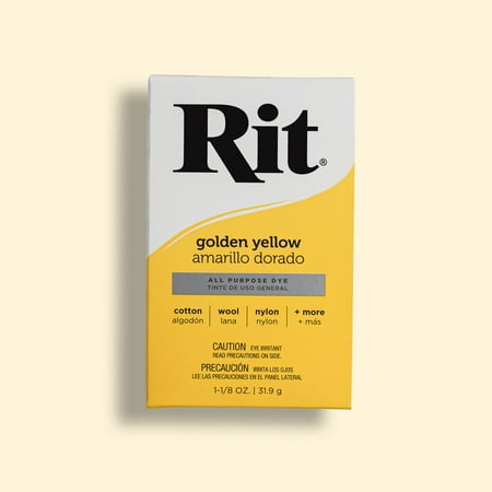 Rit All Purpose Powder Dye, Golden Yellow 1-1/8 oz