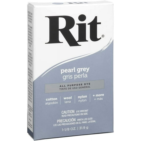 Rit All Purpose Powder Dye, Pearl Grey, 1-1.8 oz
