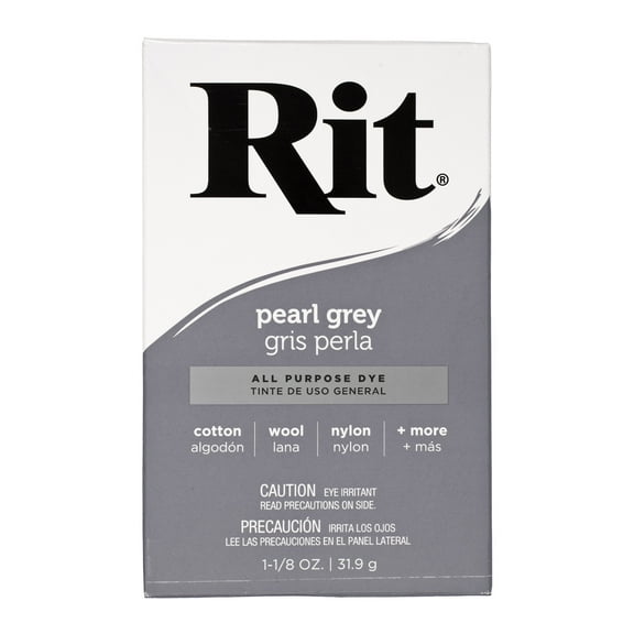 Rit All-Purpose Powder Dye, Pearl Grey, 1.125 oz