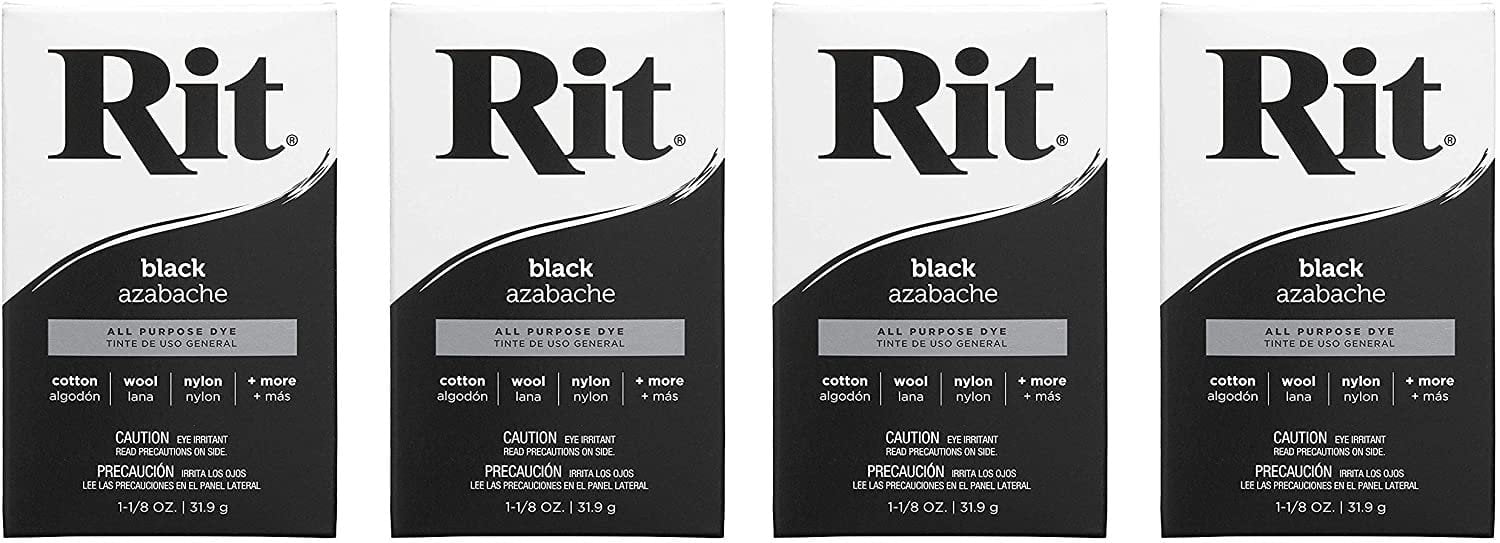 Rit, Black Purpose Powder Dye, 1-1/8 oz Fur Pak