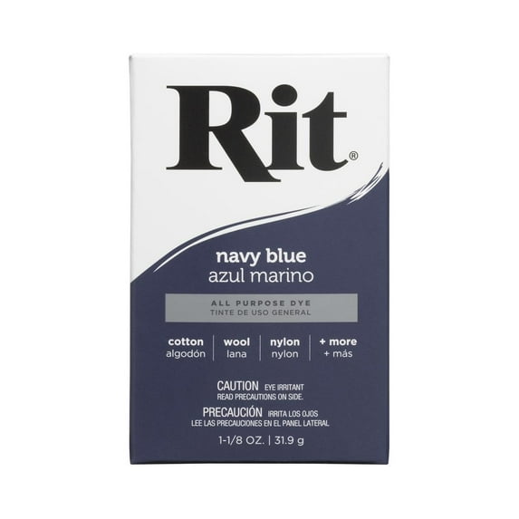 Rit Concentrated Powdered Fabric Dye, Navy Blue 1.13 oz Pack of 3