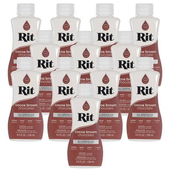 Rit Dye | All-Purpose 8 oz Liquid 12-Pack Case – Cocoa Brown
