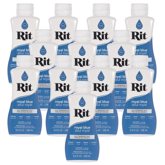 Rit Dye | All-Purpose 8 oz Liquid 12-Pack Case – Royal Blue
