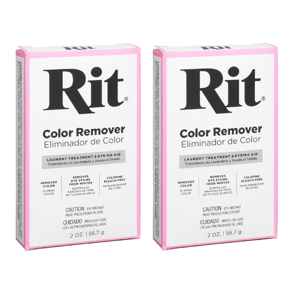 Rit Dye Color Remover Powder 2 Ounce, 2 Pack