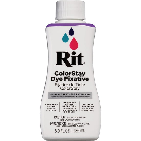 Rit Dye Liquid 8 Ounces Dye Fixative 8-72 (3-Pack)