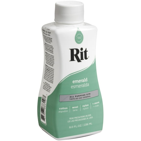 Rit Dye Liquid 8oz-Emerald-Multipack Of 3