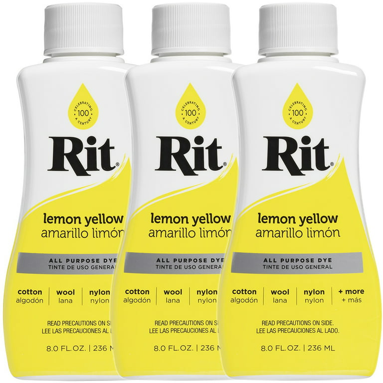 Rit Dye Multi-Purpose Liquid 8 OZ. | Great for Clothing, Accessories,  Décor, and Much More | 2-Pack, Black