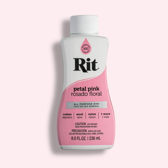 Rit Dye Liquid 8oz-Petal Pink