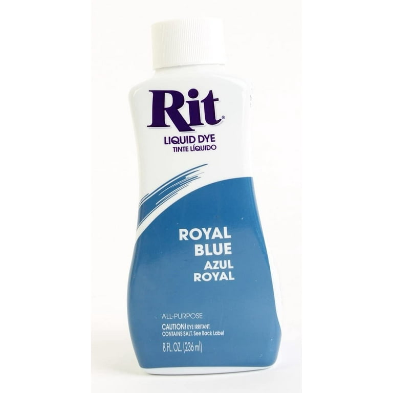 Rit Dye Liquid Dye, 8 fl oz, Royal Blue, 3-Pack