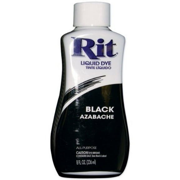 Rit Dye Liquid Fabric Dye 8-Ounce Black (Pack of 4)