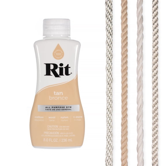 Rit Dye Liquid Sampler Kit- Wide Selection of Colors and Rope Samples