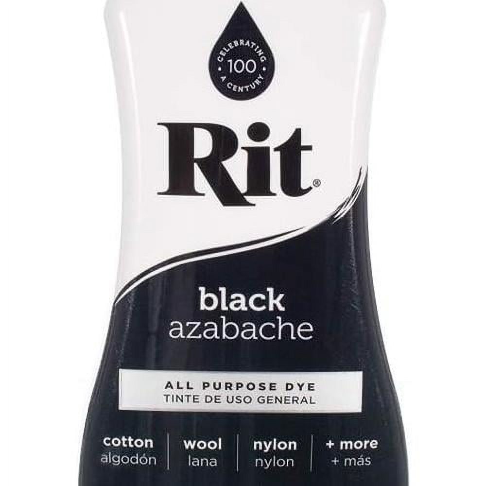 Rit Dye Liquid – Wide Selection Of Colors – 8 Oz. (Black) - Walmart.com