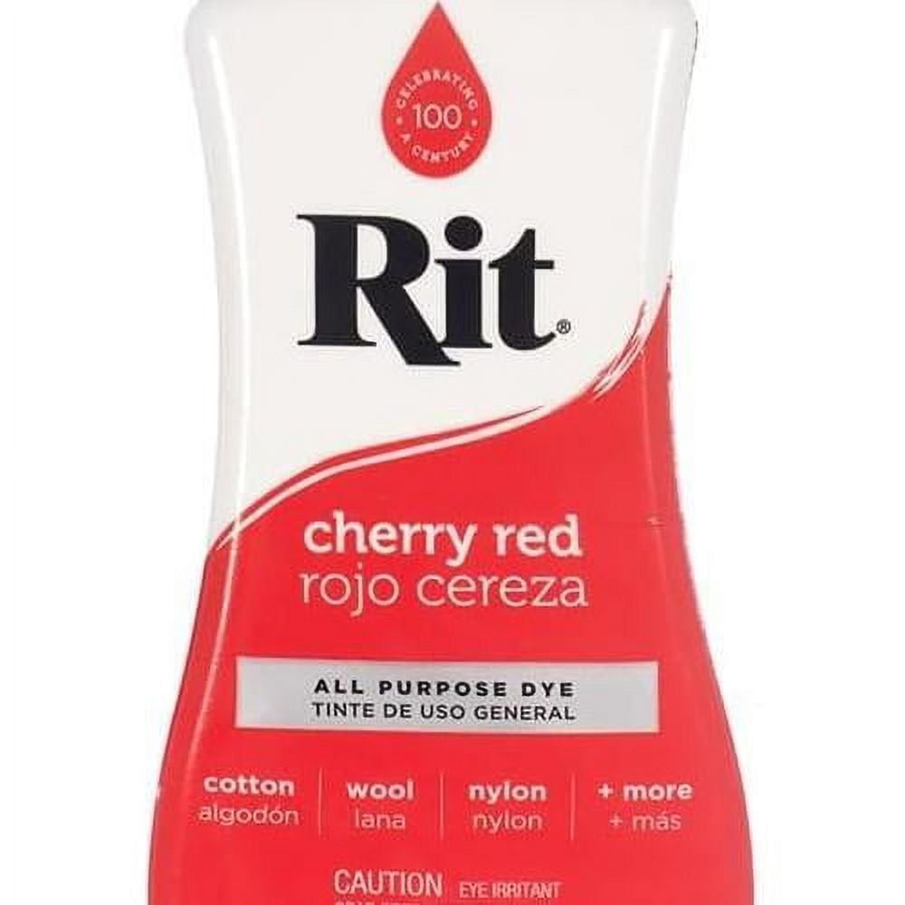 Rit Dye Liquid – Wide Selection Of Colors – 8 Oz. (Cherry Red ...