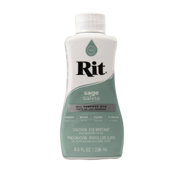 Rit Dye Liquid – Wide Selection of Colors – 8 Oz. (Sage)