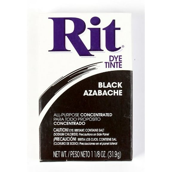 Rit All-Purpose Powder Dye, Black, 1.125 oz (10 pack)