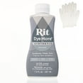 thumbnail image 1 of Rit DyeMore 7 Oz. Synthetic Liquid Fiber Dye Single Pack with Plastic Gloves for Clothing, Décor, and Crafts – Frost Gray, 1 of 3