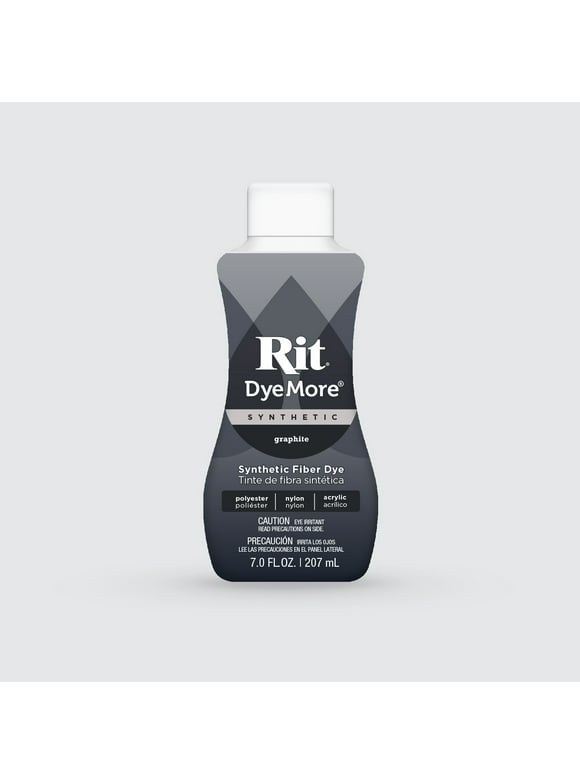 Rit DyeMore Dye for Synthetics, Graphite, 7 oz