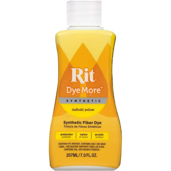 Rit DyeMore Liquid Dye, Daffodil Yellow 7 Fl Oz (Pack of 1)