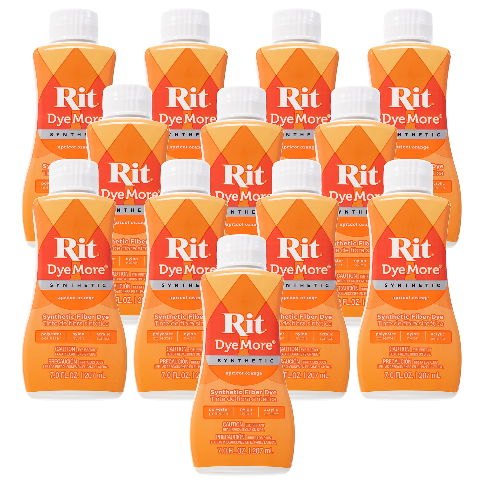 Rit DyeMore | Synthetic 7oz Liquid 12-Pack Case - Apricot Orange