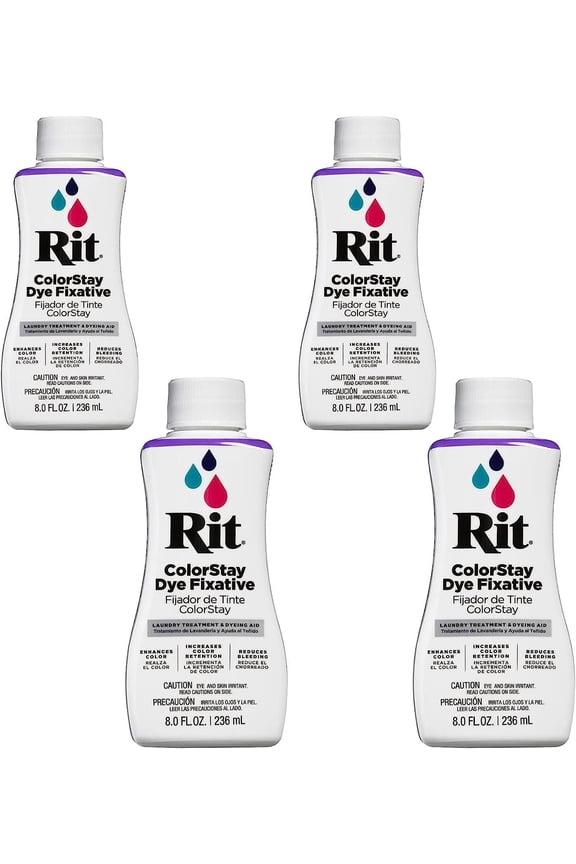 Dyes Fixative Liquid 8 oz. Bottle [Pack of 4 ]