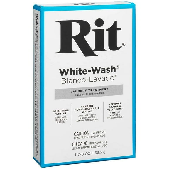 Rit Laundry Treatment Powdered Fabric Dye, White Wash, 1-7/8 oz