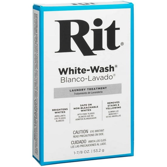 Rit Laundry Treatment Powdered Fabric Dye, White Wash, 1-7/8 oz