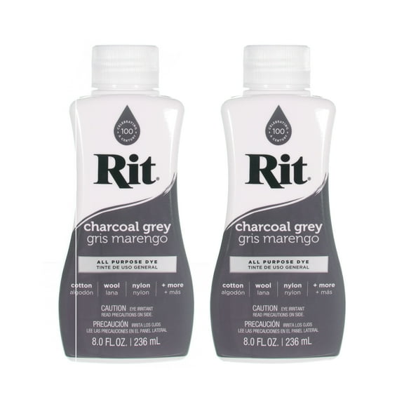 Rit Liquid All Purpose Dye (2 PACK) - Craft County - Paint Fabrics & More – Most Sought-After Color Selection for Tie-Dye, Dip-Dye, Marble, Ombre, & Shibori, 8 fl. Oz.