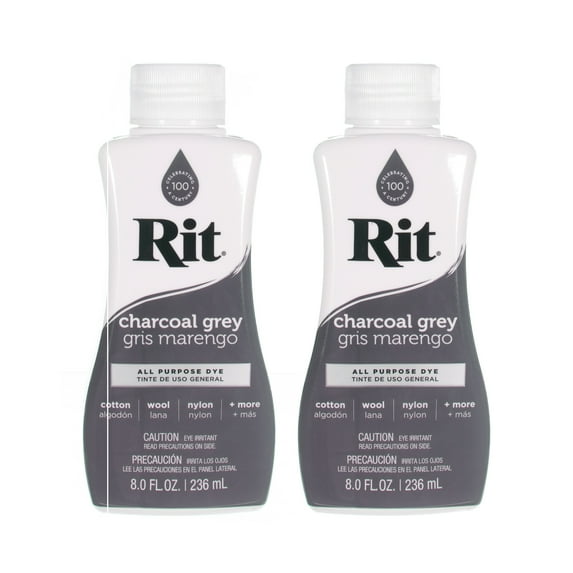 Rit Liquid All Purpose Dye (2 PACK) - Craft County - Paint Fabrics & More – Most Sought-After Color Selection for Tie-Dye, Dip-Dye, Marble, Ombre, & Shibori, 8 fl. Oz.