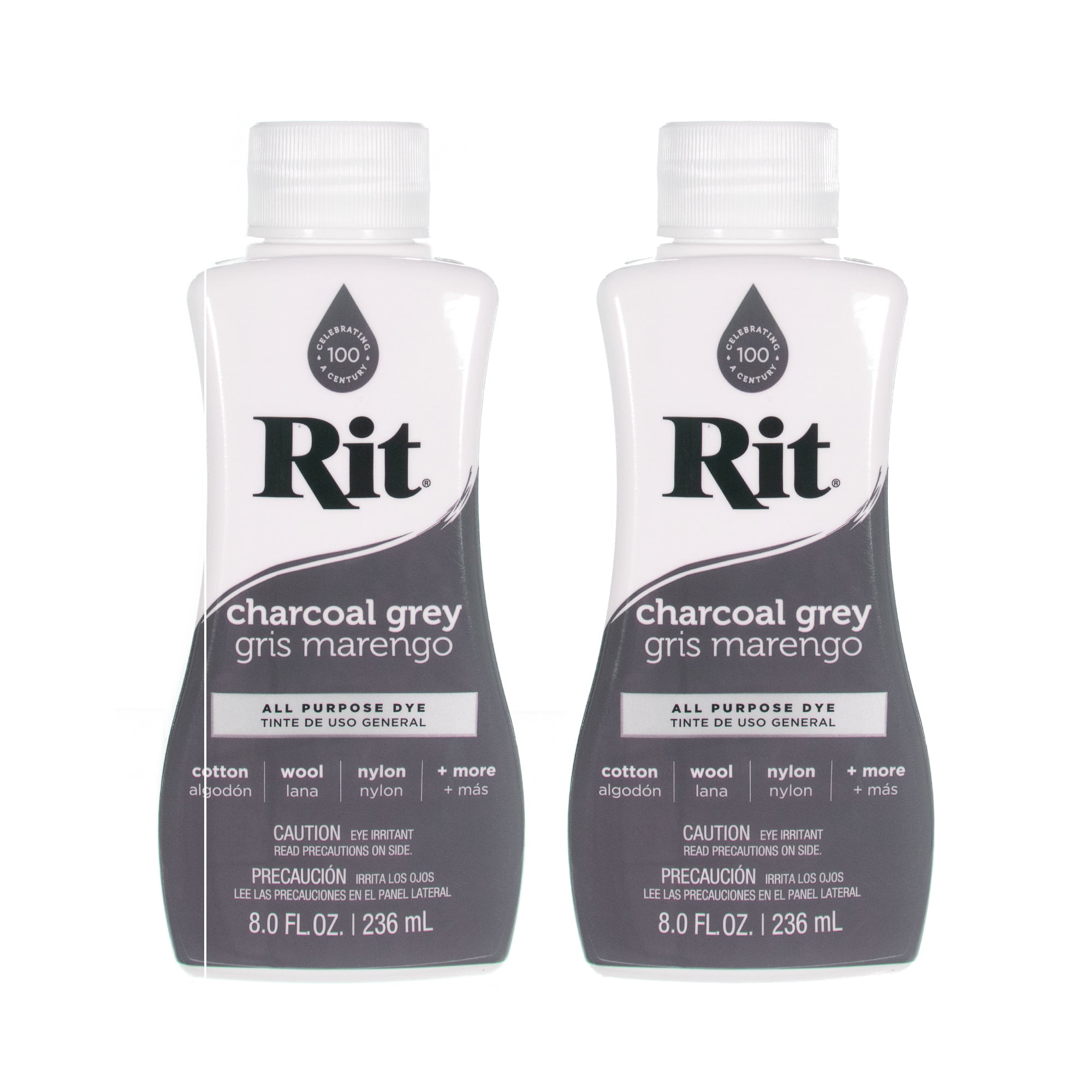 Rit Liquid All Purpose Dye (2 PACK) - Craft County - Paint Fabrics & More – Most Sought-After Color Selection for Tie-Dye, Dip-Dye, Marble, Ombre, & Shibori, 8 fl. Oz.