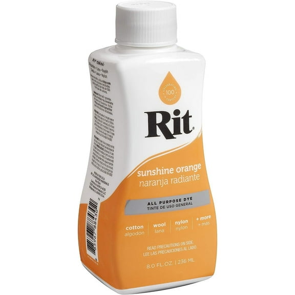 Rit Permanent Liquid Sunshine Orange, 8 fl oz