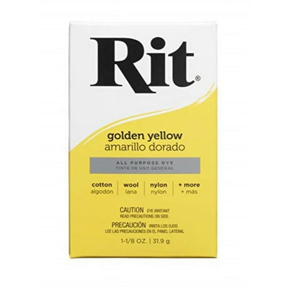 Rit All-Purpose Powder Dye, Golden Yellow