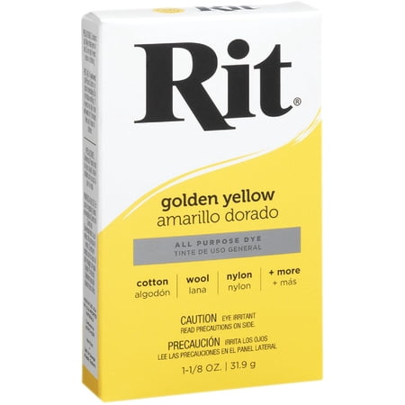 Rit All-Purpose Powder Dye, Golden Yellow