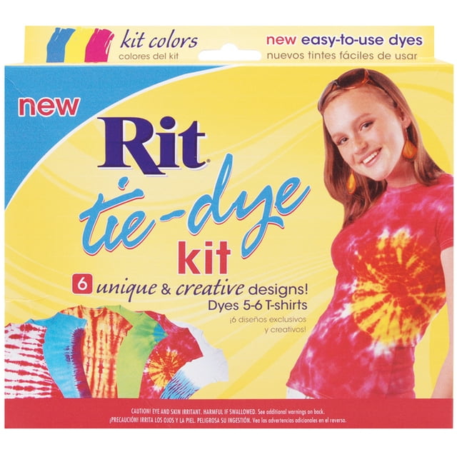 Rit Tie-Dye Kit, Red, Blue, Yellow