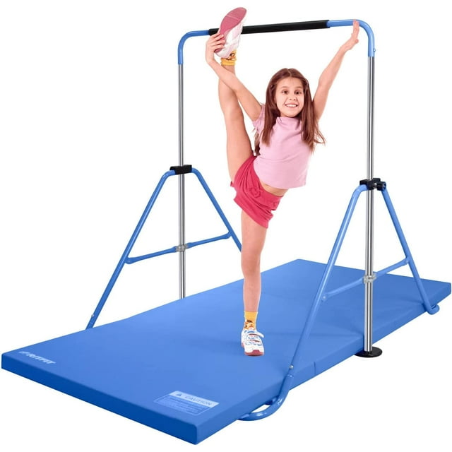 RitFit Indoor Home Gymnastics Equipment for Kids, Foldable Balance Kip