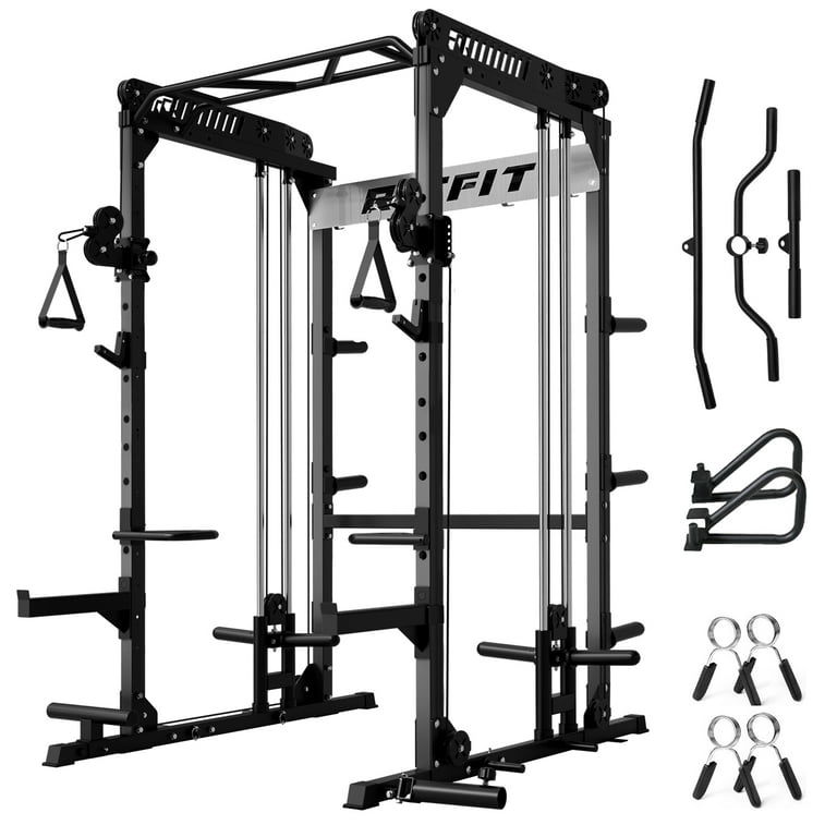 RitFit M1-C Power Cage with Cable Crossover System, 1600 LBS
