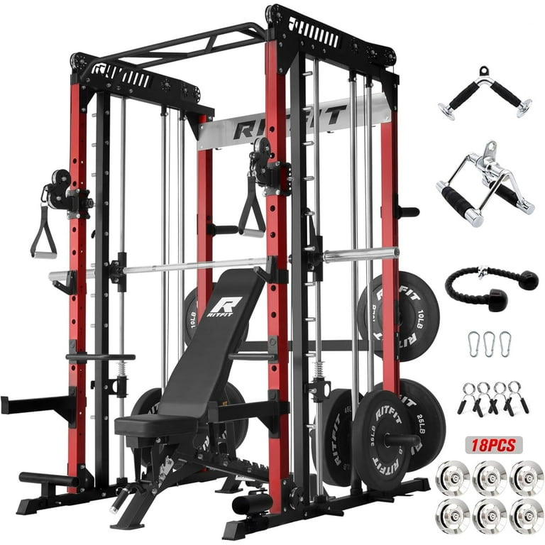 Home Gym Weight Bench Power Rack Power Cage Multi-Function Power