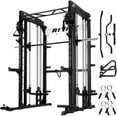thumbnail image 1 of RitFit M1 Smith Machine with Cable Crossover System, Multi-function Squat Rack Power Cage for Home Gym, Power Rack and Packages, 1 of 9