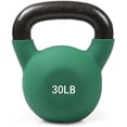 thumbnail image 1 of RitFit Neoprene Coated Solid Cast Iron Kettlebell 20 25 30 35 40 45 50 LB, Great for Full Body Workout, Cross-Training, Weight Loss & Strength Training, 1 of 8