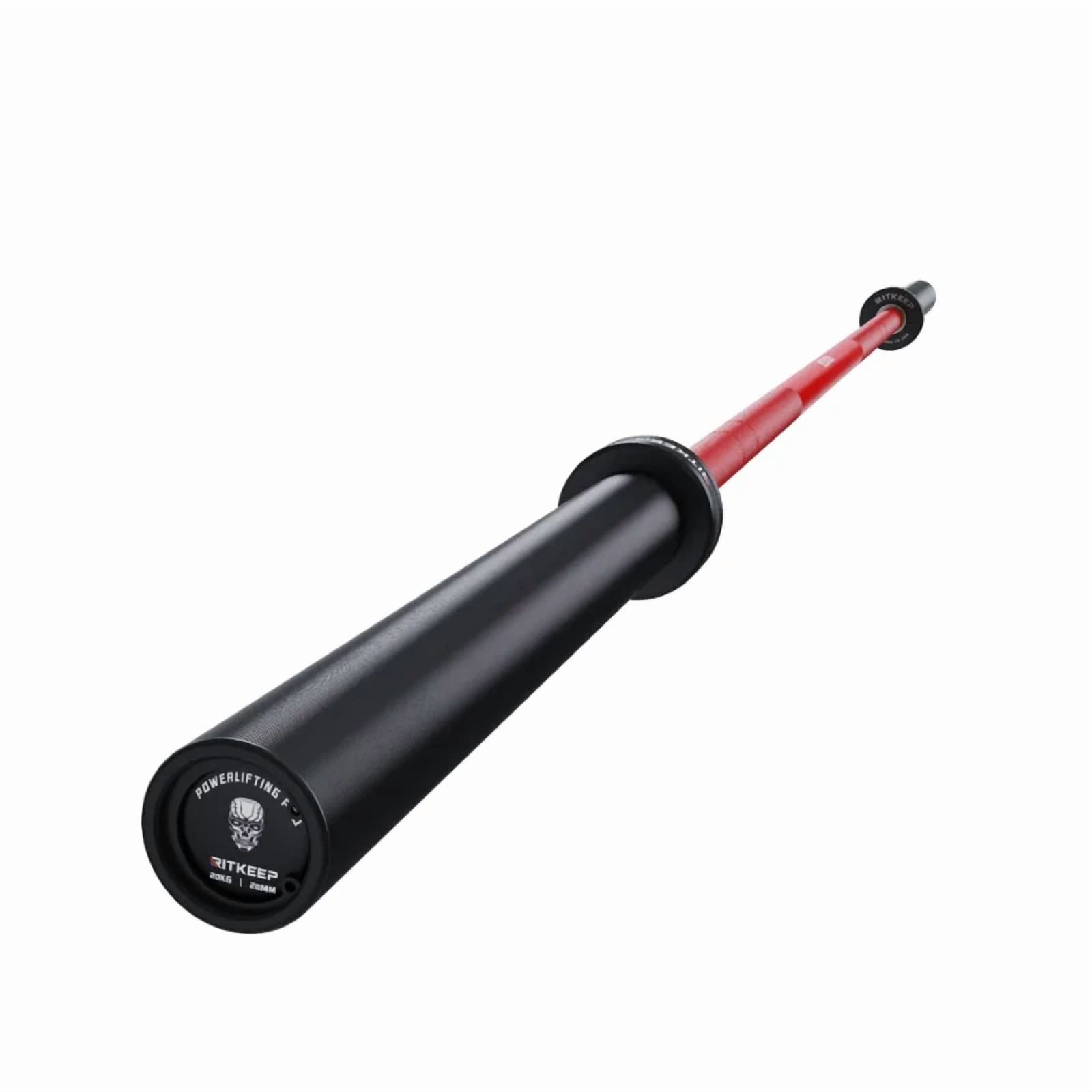RitKeep Fitness 7ft Olympic Barbell Weight Bar, 700 LBS Max Capacity for Weightlifting