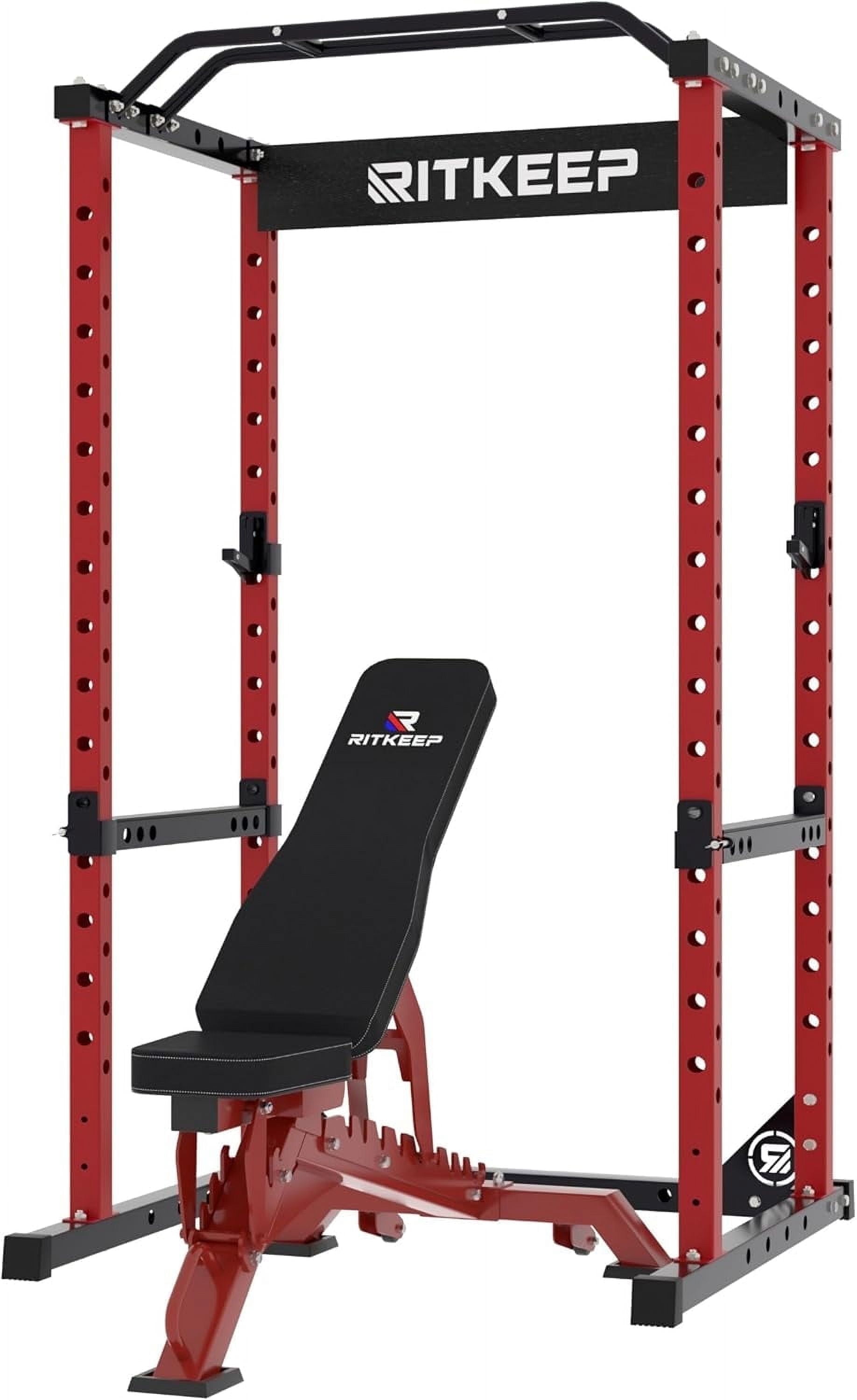 RitKeep Fitness RMAX 2250 Squat Power Rack with Incline Bench