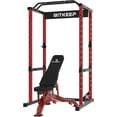 thumbnail image 1 of RitKeep Fitness Multi-Function Power Cage with Adjustable Bench for Strength Training, 1 of 9