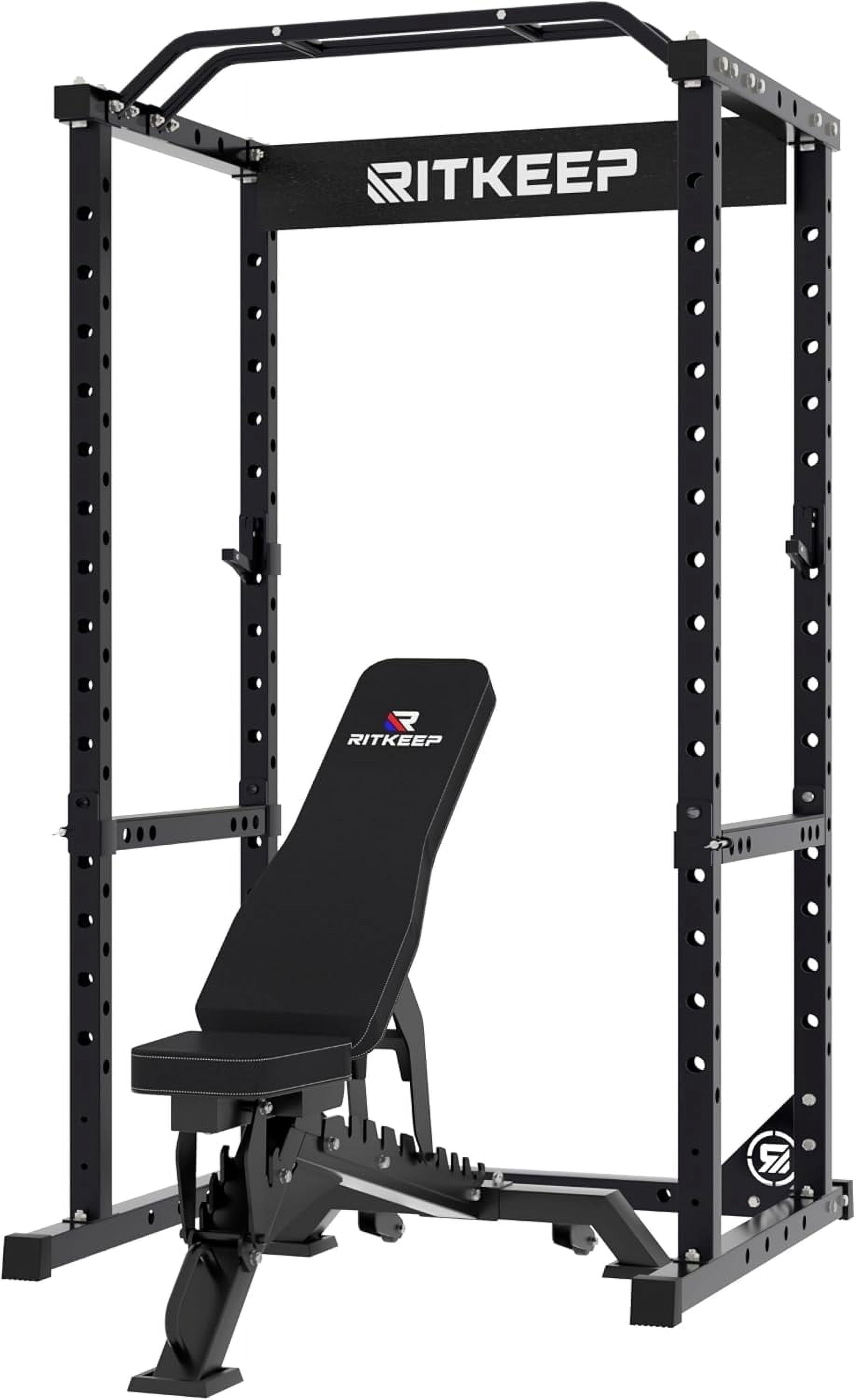 RitKeep Fitness RMAX 2250 Squat Power Rack with Incline Bench