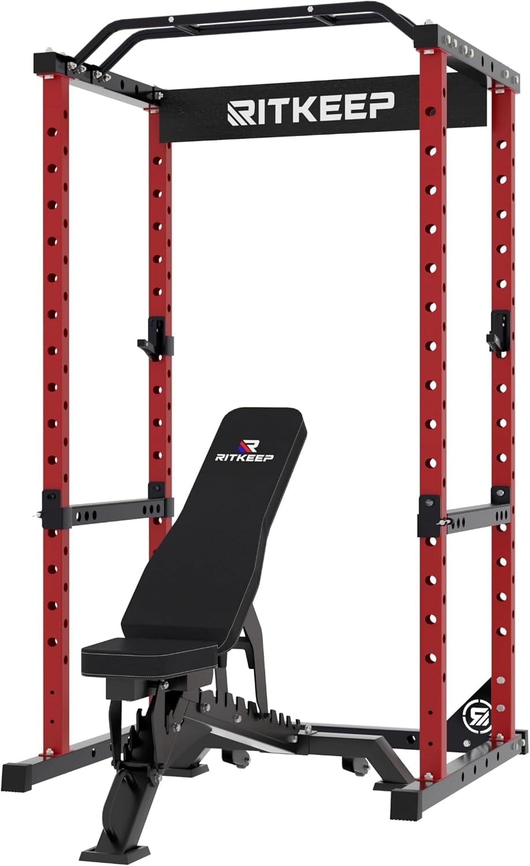 RitKeep Fitness RMAX 2250 Squat Power Rack with Incline Bench
